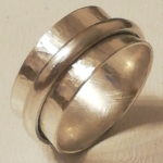 Spinning Ring in Silber
